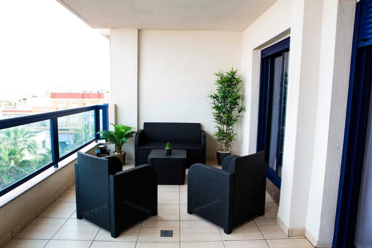 Apartment Las Sirenas -Wifi 100 Mb-, Sea View Roquetas de Mar Zewnętrze zdjęcie